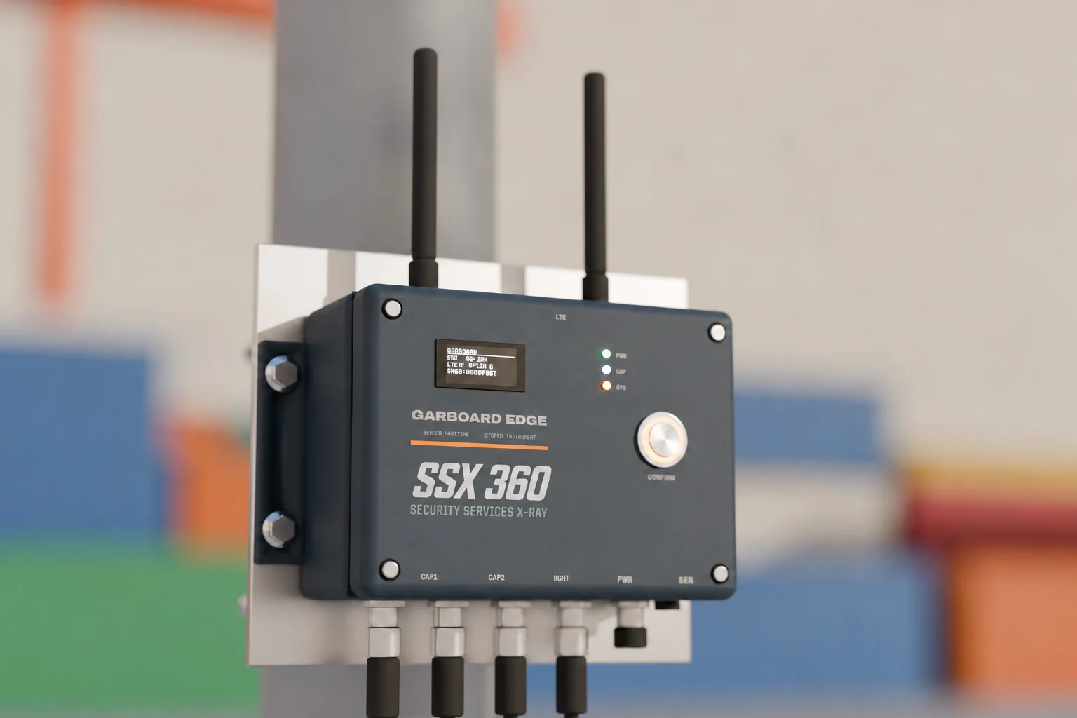 Garboard Edge mounted beside a port terminal